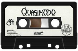 Cartridge artwork for Quasimodo on the Commodore 64.