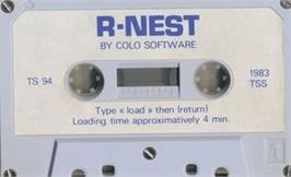 Cartridge artwork for R-nest on the Commodore 64.