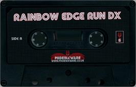 Cartridge artwork for Rainbow Edge Run DX on the Commodore 64.