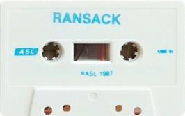 Cartridge artwork for Ransack on the Commodore 64.