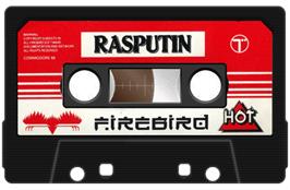 Cartridge artwork for Rasputin on the Commodore 64.
