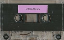 Cartridge artwork for Reaxion (Preview - Victor Bronstad) on the Commodore 64.