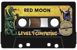 Cartridge artwork for Red Moon on the Commodore 64.