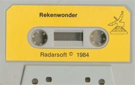 Cartridge artwork for Rekenwonder on the Commodore 64.