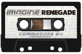 Cartridge artwork for Renegade on the Commodore 64.
