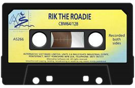 Cartridge artwork for Rik The Roadie on the Commodore 64.