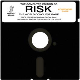 Cartridge artwork for Risk (Unknown - Board Game) on the Commodore 64.