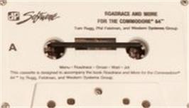 Cartridge artwork for Road Race (Commodore) on the Commodore 64.