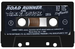 Cartridge artwork for Road Runner And Wile E. Coyote on the Commodore 64.
