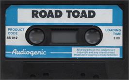 Cartridge artwork for Road Toad on the Commodore 64.