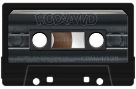 Cartridge artwork for Rodland on the Commodore 64.
