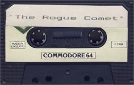 Cartridge artwork for Rogue Comet on the Commodore 64.
