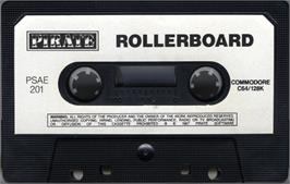 Cartridge artwork for Rollerboard on the Commodore 64.