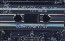 Cartridge artwork for Roulette Simulator on the Commodore 64.