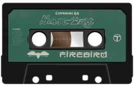 Cartridge artwork for Sabre Wulf on the Commodore 64.