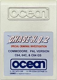 Cartridge artwork for Sci - Special Criminal Investigation on the Commodore 64.