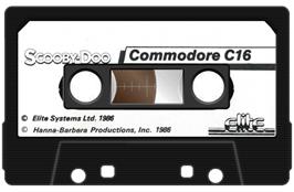 Cartridge artwork for Scooby Doo (Microillusions) on the Commodore 64.