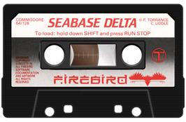 Cartridge artwork for Seabase Delta on the Commodore 64.