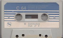 Cartridge artwork for Serpentone on the Commodore 64.