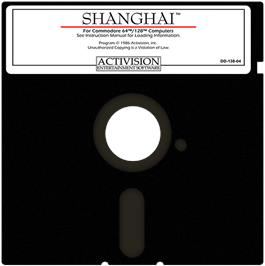 Cartridge artwork for Shanghai on the Commodore 64.