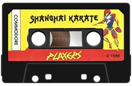 Cartridge artwork for Shanghai Karate 2 on the Commodore 64.