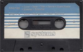 Cartridge artwork for Shocker on the Commodore 64.