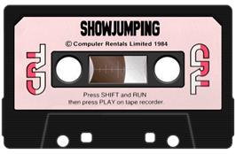 Cartridge artwork for Show Jumping on the Commodore 64.