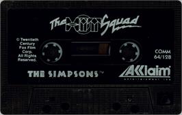 Cartridge artwork for Simpsons - Bart Vs The Space Mutants, The on the Commodore 64.
