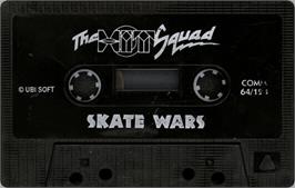 Cartridge artwork for Skateball on the Commodore 64.