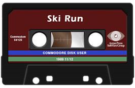 Cartridge artwork for Ski Run (CDU) on the Commodore 64.
