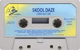 Cartridge artwork for Skool Daze on the Commodore 64.