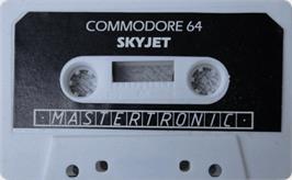 Cartridge artwork for Skyjet on the Commodore 64.