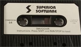 Cartridge artwork for Smuggler on the Commodore 64.