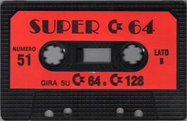 Cartridge artwork for Smurfen on the Commodore 64.