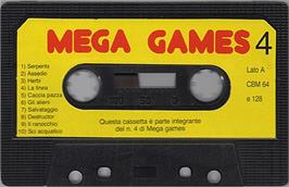 Cartridge artwork for Snake-pit on the Commodore 64.