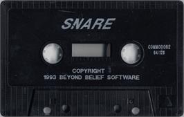 Cartridge artwork for Snare (Thalamus) on the Commodore 64.