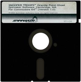 Cartridge artwork for Snooper Troops on the Commodore 64.