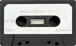 Cartridge artwork for Soccer 7 on the Commodore 64.