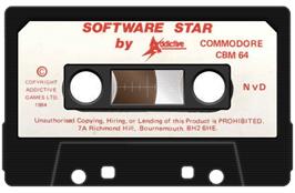 Cartridge artwork for Software Star on the Commodore 64.