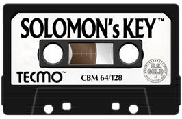 Cartridge artwork for Solomon's Key on the Commodore 64.