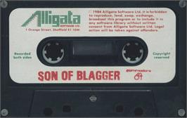 Cartridge artwork for Son Of Blagger on the Commodore 64.