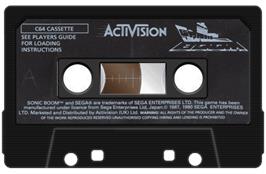 Cartridge artwork for Sonic Boom (Activision) on the Commodore 64.