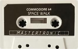 Cartridge artwork for Space Walk (Caesar Software) on the Commodore 64.