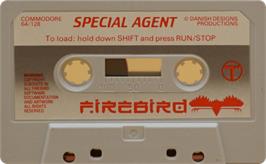 Cartridge artwork for Special Agent (Hill MacGibbon) on the Commodore 64.
