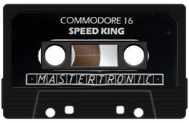 Cartridge artwork for Speed King on the Commodore 64.