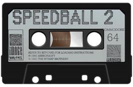 Cartridge artwork for Speedball 2 - Brutal Deluxe on the Commodore 64.