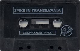 Cartridge artwork for Spike in Transilvania on the Commodore 64.
