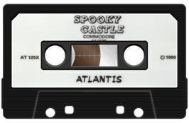 Cartridge artwork for Spooky Castle on the Commodore 64.