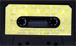 Cartridge artwork for Sprinter on the Commodore 64.