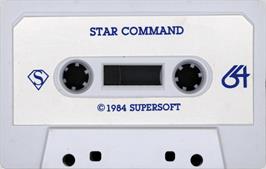 Cartridge artwork for Star Command on the Commodore 64.